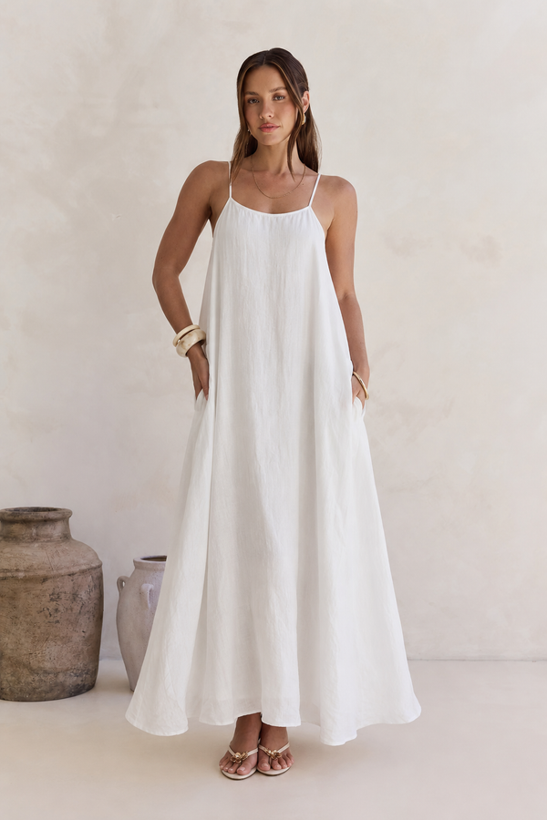 Sleeveless Loose Fit Maxi Dress