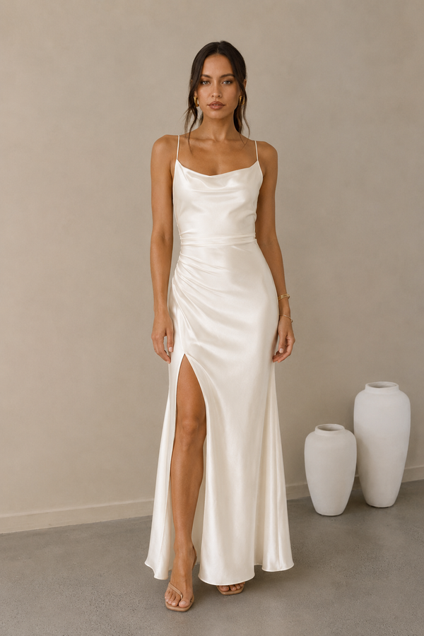 Back Lace Up Maxi