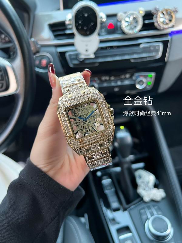 Iced Square Luxury Watch
