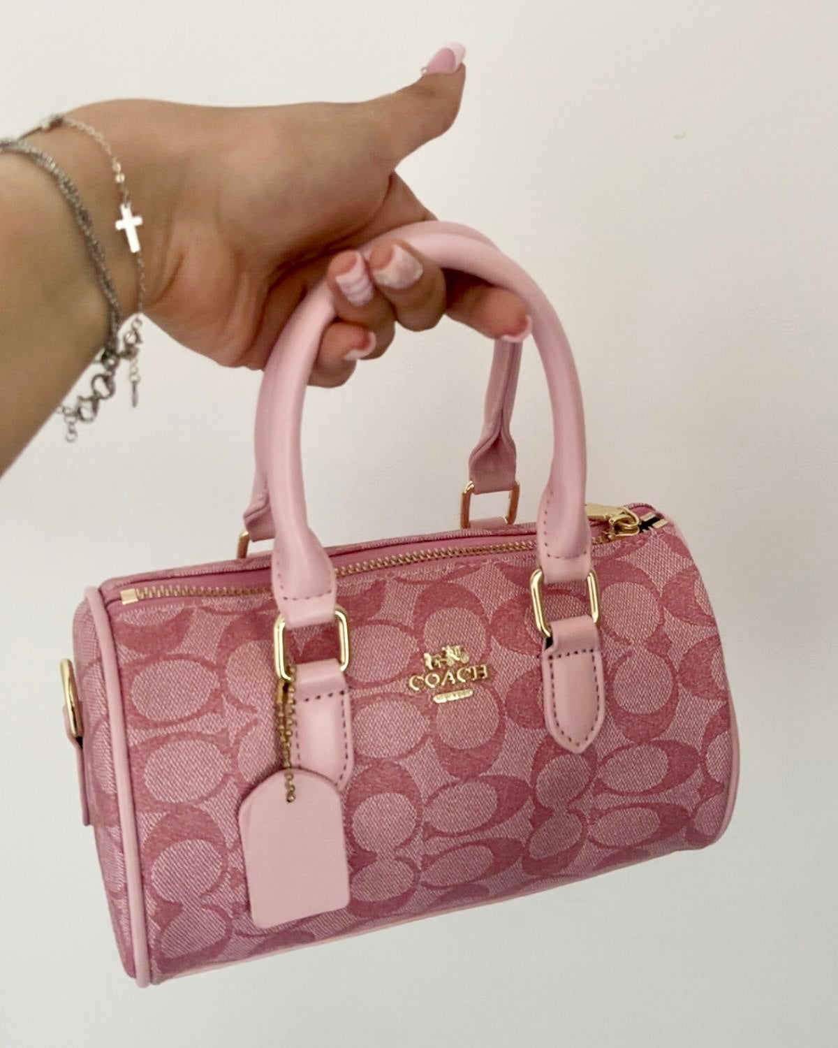 C pink bag