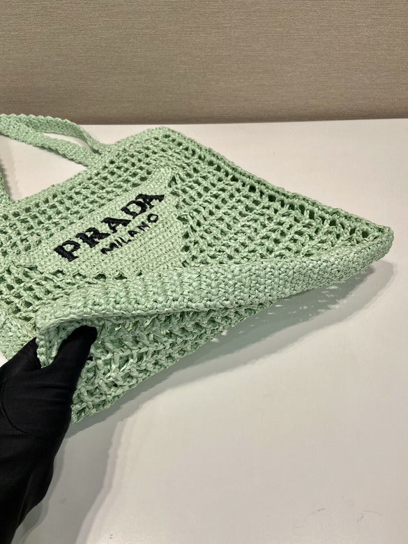 Green Woven Bag