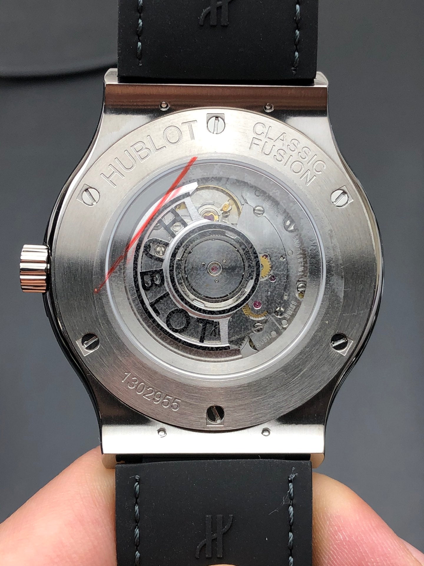 Silver Gradient Dial Watch 42 mm
